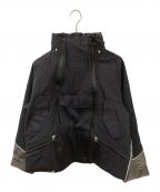 YDOTワイドット）の古着「3LAYER DN TECH DOUBLE ZIP JACKET」｜ブラック