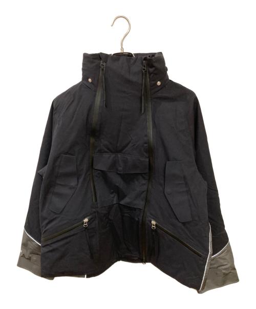 YDOT（ワイドット）YDOT (ワイドット) 3LAYER DN TECH DOUBLE ZIP JACKET ブラック サイズ:Mの古着・服飾アイテム