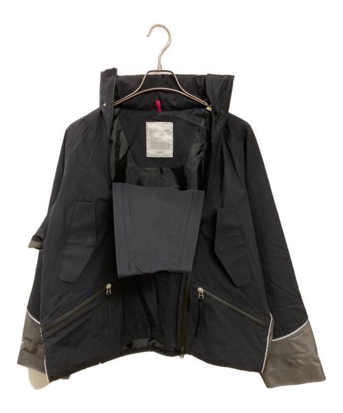 YDOT（ワイドット）YDOT (ワイドット) 3LAYER DN TECH DOUBLE ZIP JACKET ブラック サイズ:Mの古着・服飾アイテム