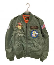 AVIREX（アヴィレックス）の古着「L-2 5th AIR FORCE フライトジャケット」｜オリーブ