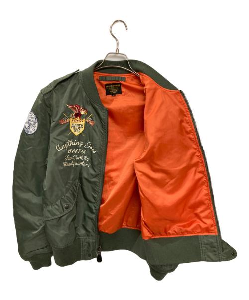 AVIREX（アヴィレックス）AVIREX (アヴィレックス) L-2 5th AIR FORCE フライトジャケット オリーブ サイズ:XLの古着・服飾アイテム
