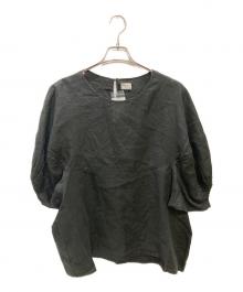 URBAN RESEARCH DOORS（アーバンリサーチドアーズ）の古着「リネンブラウス」｜ブラック