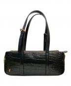 Giada Roberta di Camerinoジャーダ ロベルタ ディ カメリーノ）の古着「復刻クロコ型押しバッグ」｜ブラック