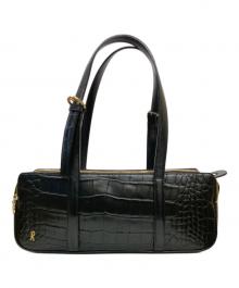 Giada Roberta di Camerino（ジャーダ ロベルタ ディ カメリーノ）の古着「復刻クロコ型押しバッグ」｜ブラック