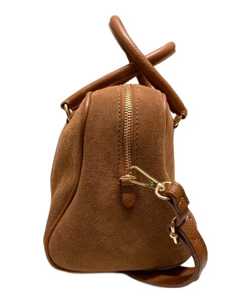 AULENTTI（オウレンティ）AULENTTI (オウレンティ) SUEDE BOSTON BAG ブラウンの古着・服飾アイテム