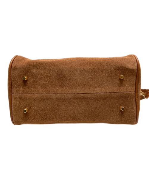 AULENTTI（オウレンティ）AULENTTI (オウレンティ) SUEDE BOSTON BAG ブラウンの古着・服飾アイテム