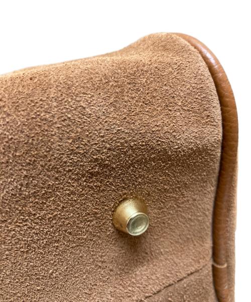 AULENTTI（オウレンティ）AULENTTI (オウレンティ) SUEDE BOSTON BAG ブラウンの古着・服飾アイテム