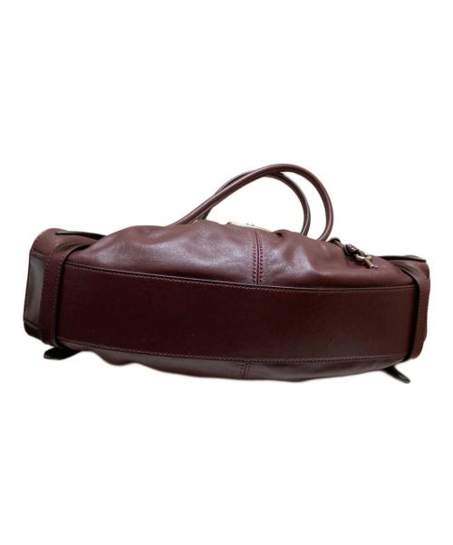 MARC JACOBS（マークジェイコブズ）MARC JACOBS (マークジェイコブズ) THE CRISTINA Satchel/ハンドバック パープルの古着・服飾アイテム