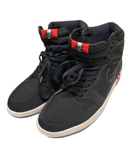 NIKE（ナイキ）NIKE (ナイキ) PARIS SAINT-GERMAIN (パリサンジェルマン) Air Jordan 1 High ブラック サイズ:26.5の古着・服飾アイテム