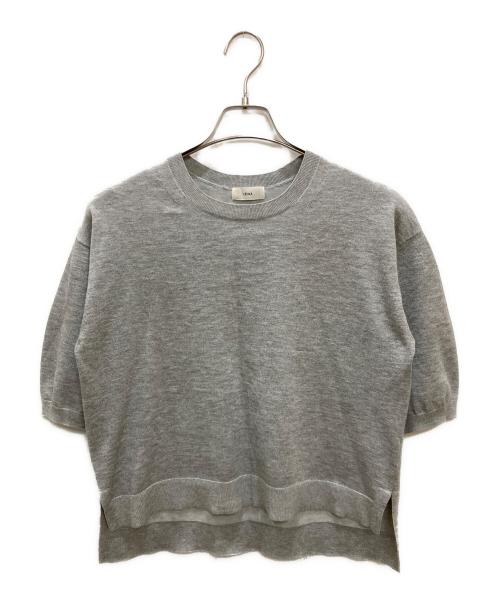 IENA（イエナ）IENA (イエナ) LEVITA コットンショートスリーブプルオーバー グレー サイズ:-（実寸参照)の古着・服飾アイテム