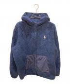 POLO RALPH LAURENポロ・ラルフローレン）の古着「フードボアジャケット」｜ネイビー