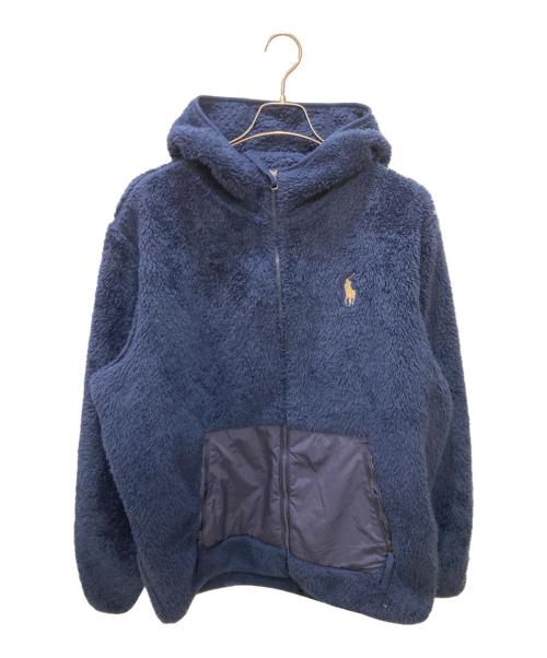POLO RALPH LAUREN（ポロ・ラルフローレン）POLO RALPH LAUREN (ポロ・ラルフローレン) フードボアジャケット ネイビー サイズ:不明（実寸サイズをご確認ください）の古着・服飾アイテム