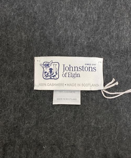 JOHNSTONS OF ELGIN（ジョンストンズ オブ エルガン）JOHNSTONS OF ELGIN (ジョンストンズ オブ エルガン) カシミヤマフラー グレーの古着・服飾アイテム