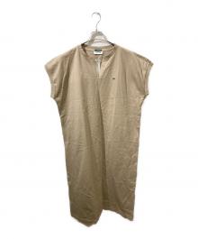 LACOSTE×B:MING by BEAMS（ラコステ×ビーミングバイビームス）の古着「ノースリーブワンピース」｜ベージュ