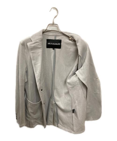 1piu1uguale3（ウノピュウノウグァーレトレ）1piu1uguale3 (ウノピュウノウグァーレトレ) WFACE EASY JACKET グレー サイズ:3の古着・服飾アイテム