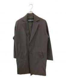 1piu1uguale3（ウノピュウノウグァーレトレ）の古着「DROP shoulder COAT」｜グレー