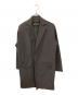 1piu1uguale3（ウノピュウノウグァーレトレ）の古着「DROP shoulder COAT」｜グレー
