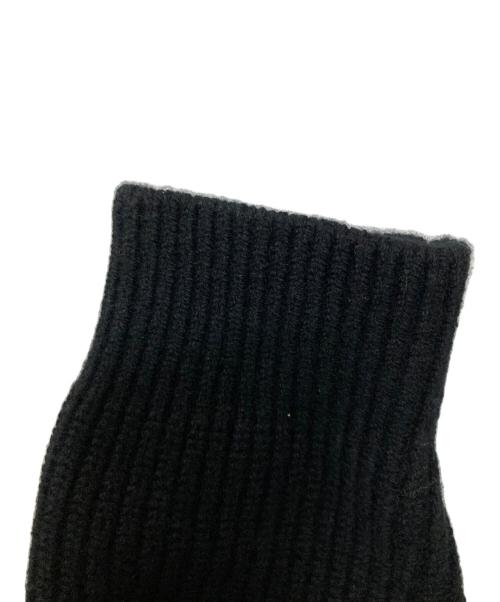 1piu1uguale3（ウノピュウノウグァーレトレ）1piu1uguale3 (ウノピュウノウグァーレトレ) WAPPEN PARKA/ニットパーカー ブラック サイズ:3の古着・服飾アイテム