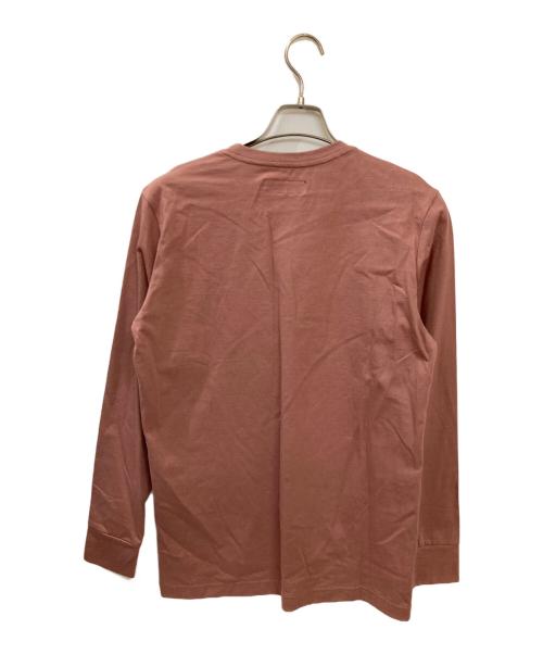 1piu1uguale3（ウノピュウノウグァーレトレ）1piu1uguale3 (ウノピュウノウグァーレトレ) ROGO L/S/ロゴカットソー ピンク サイズ:4の古着・服飾アイテム