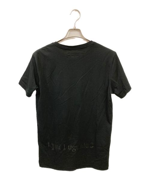 1piu1uguale3（ウノピュウノウグァーレトレ）1piu1uguale3 (ウノピュウノウグァーレトレ) 113 S/S CREW/クルーネックカットソー ブラック サイズ:4の古着・服飾アイテム