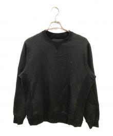 1piu1uguale3（ウノピュウノウグァーレトレ）の古着「SIC CREW SWEAT/クルーネックスウェット」｜ブラック