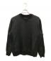 1piu1uguale3（ウノピュウノウグァーレトレ）の古着「SIC CREW SWEAT/クルーネックスウェット」｜ブラック