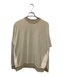 1piu1uguale3（ウノピュウノウグァーレトレ）の古着「ベロアスウェット」｜カーキ