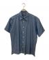 1piu1uguale3（ウノピュウノウグァーレトレ）の古着「ロゴプレーンシャツ」｜インディゴ
