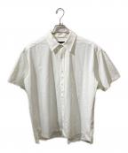 1piu1uguale3ウノピュウノウグァーレトレ）の古着「S/S BIG SHIRTS/ビッグシャツ」｜ホワイト