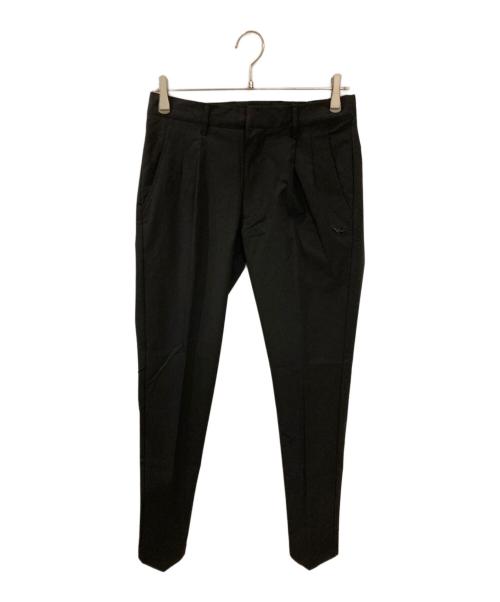 1piu1uguale3（ウノピュウノウグァーレトレ）1piu1uguale3 (ウノピュウノウグァーレトレ) TUCK PT/ゴルフパンツ ブラック サイズ:3の古着・服飾アイテム
