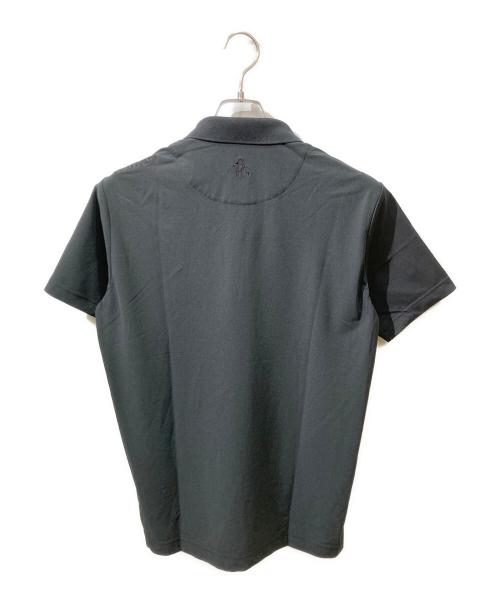 1piu1uguale3（ウノピュウノウグァーレトレ）1piu1uguale3 (ウノピュウノウグァーレトレ) SLEEVE MESH POLO/ポロシャツ ブラック サイズ:3の古着・服飾アイテム