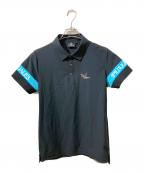 1piu1uguale3ウノピュウノウグァーレトレ）の古着「S/S POLO SPORTS/ポロシャツ」｜ブラック