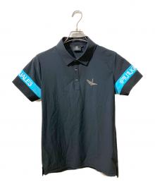 1piu1uguale3（ウノピュウノウグァーレトレ）の古着「S/S POLO SPORTS/ポロシャツ」｜ブラック