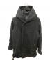 1piu1uguale3（ウノピュウノウグァーレトレ）の古着「W/CA DOUBLE BEAVER WRAP HOODED COAT/フーデッドコート」｜ブラック