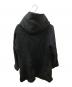 1piu1uguale3 (ウノピュウノウグァーレトレ) W/CA DOUBLE BEAVER WRAP HOODED COAT/フーデッドコート ブラック サイズ:6：50000円