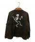 SOCIAL DISTORTION (ソーシャル ディストーション) バックスカル刺繍ワークジャケット ブラック サイズ:L：15000円