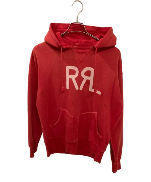 RRL（ダブルアールエル）RRL (ダブルアールエル) 後付けロゴスウェットパーカー レッド サイズ:Lの古着・服飾アイテム