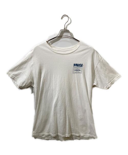 PORTER（ポーター）PORTER (ポーター) ドラえもん (ドラエモン) 50周年記念プリントTシャツ ホワイト サイズ:Lの古着・服飾アイテム