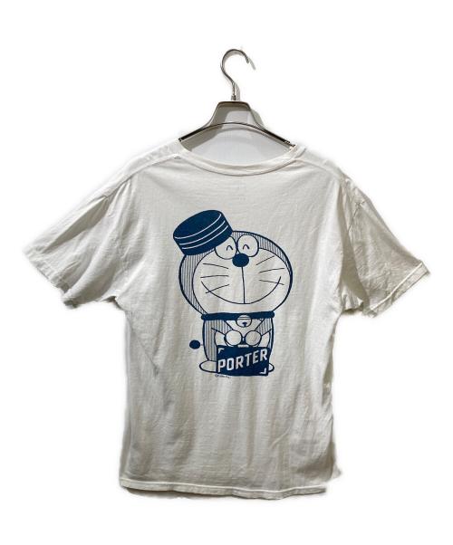PORTER（ポーター）PORTER (ポーター) ドラえもん (ドラエモン) 50周年記念プリントTシャツ ホワイト サイズ:Lの古着・服飾アイテム
