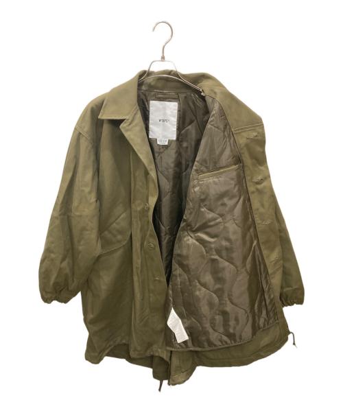 WTAPS（ダブルタップス）WTAPS (ダブルタップス) クロスボーン バックプリント スモックコート オリーブ サイズ:03の古着・服飾アイテム