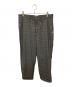 WTAPS（ダブルタップス）の古着「TROUSERS / チェックパンツ」｜グレー
