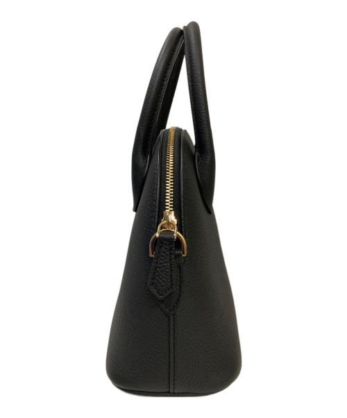 bonaventura（ボナベンチュラ）bonaventura (ボナベンチュラ) エマ バッグ シュリンクレザー 22 / 2WAYショルダーバッグ ブラックの古着・服飾アイテム