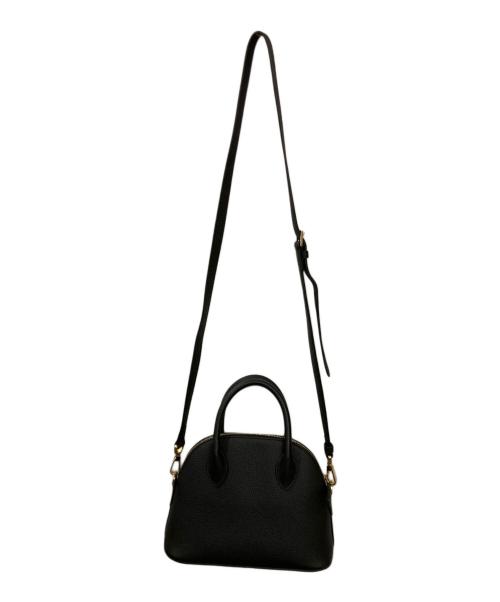 bonaventura（ボナベンチュラ）bonaventura (ボナベンチュラ) エマ バッグ シュリンクレザー 22 / 2WAYショルダーバッグ ブラックの古着・服飾アイテム