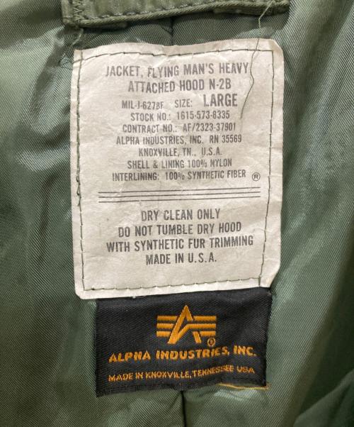 ALPHA（アルファ）ALPHA (アルファ) N-2Bジャケット カーキ サイズ:Lの古着・服飾アイテム