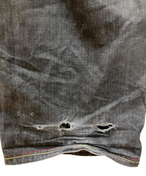 Coogi（クージー）Coogi (クージー) 古着3D刺繍バギーデニムパンツ ブラック サイズ:W44の古着・服飾アイテム