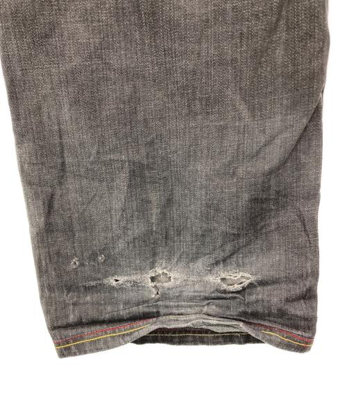 Coogi（クージー）Coogi (クージー) 古着　3D刺繍バギーデニムパンツ ブラック サイズ:W44の古着・服飾アイテム
