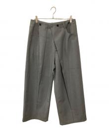 NFAI（エヌエフエーアイ）の古着「ワイドスラックス」｜グレー