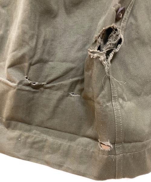 オランダ軍（オランダグン）オランダ軍 (オランダグン) 50S ダブルフェイスカーゴパンツ オリーブ サイズ:表記98×85の古着・服飾アイテム