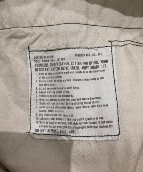 US ARMY（ユーエスアーミー）US ARMY (ユーエスアーミー) 70S M65リメイクハーフパンツ オリーブ サイズ:Mの古着・服飾アイテム