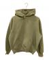 SUPREME（シュプリーム）の古着「satin applique hooded sweatshirt」｜オリーブ